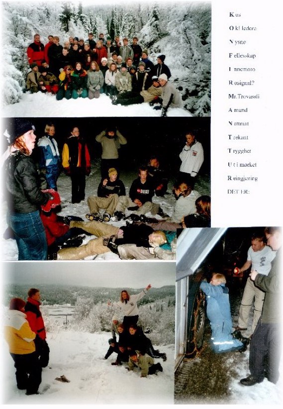 Konfirmanttur til Trovassli 17-19 Nov 2000 